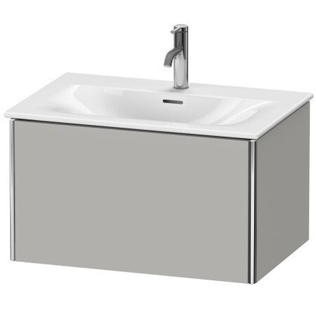 Duravit Xsquare Wall-Mounted Vanity Unit Concrete Gray Matt XS422300707